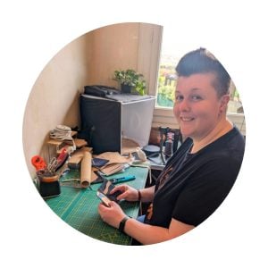 Laëtitia, fondatrice et couturière de Filaisie