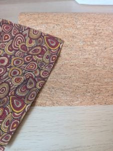 liège naturel et liège coloré