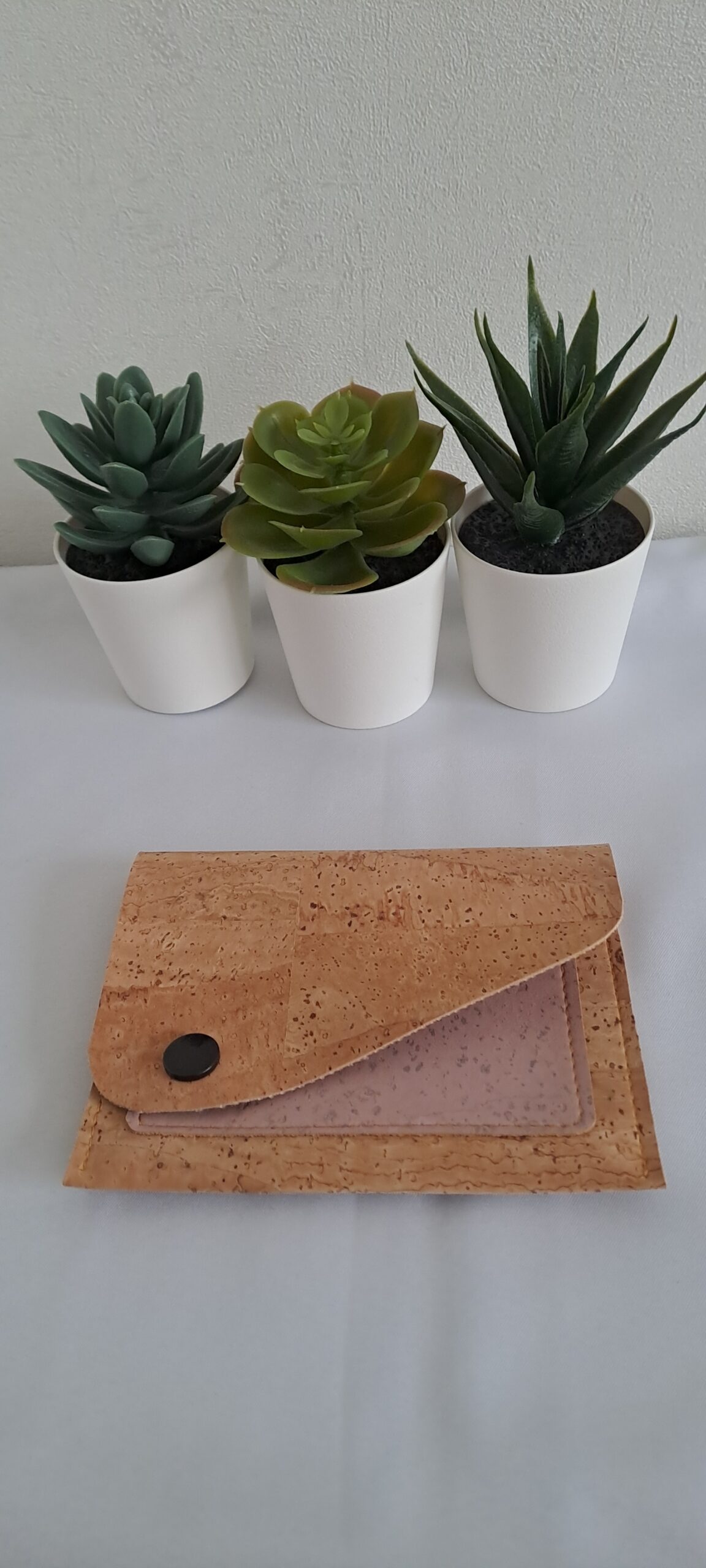 Pochette carte et billets nacré - Estoril