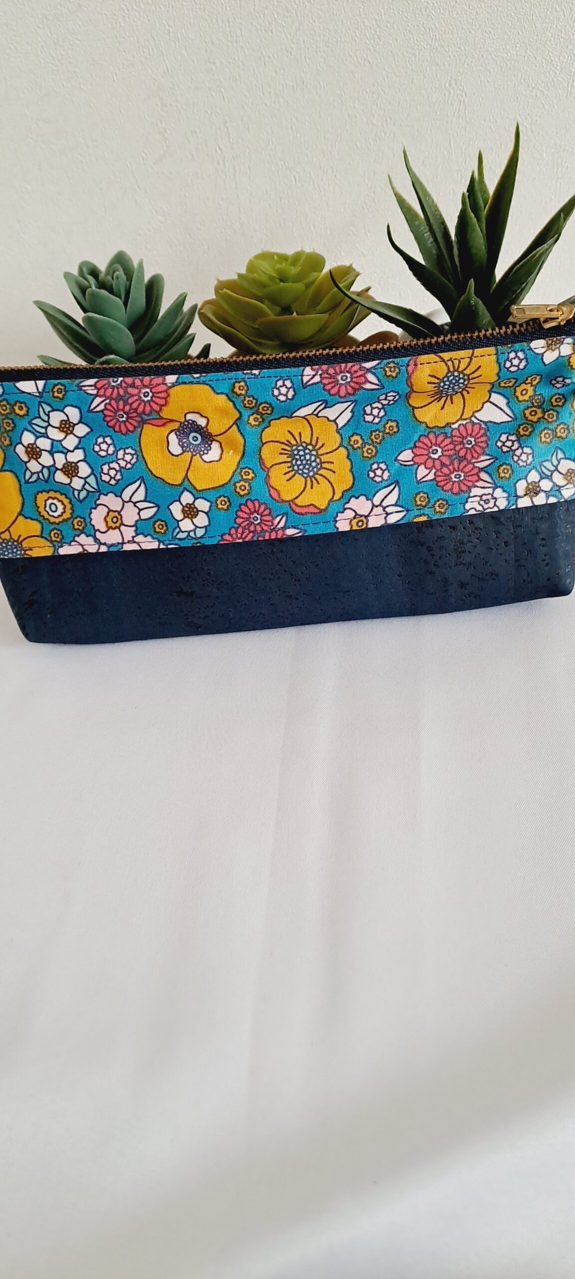 Trousse Evora fleurie - bi matière – Image 2