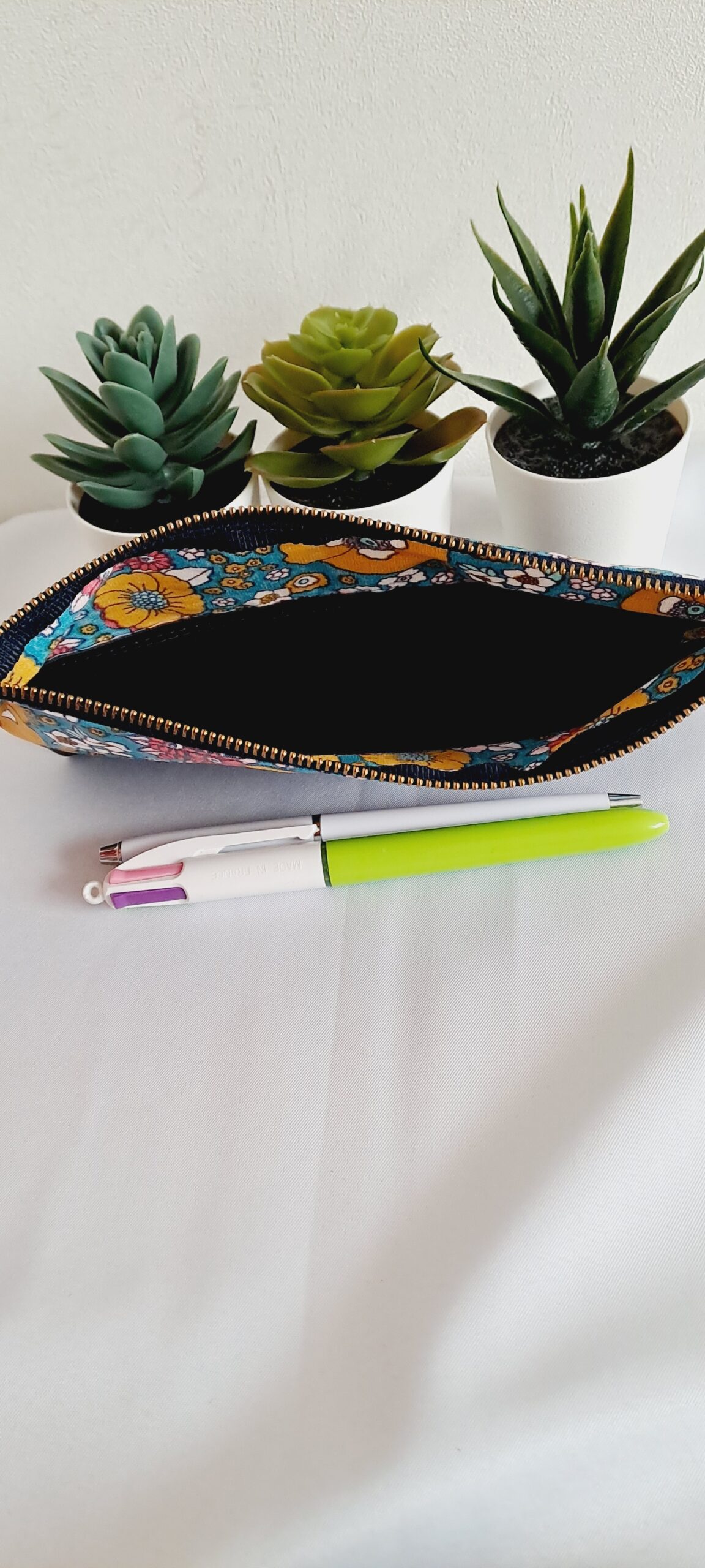 Trousse Evora fleurie - bi matière – Image 3