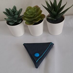 Porte monnaie origami Obidos - Bi matière